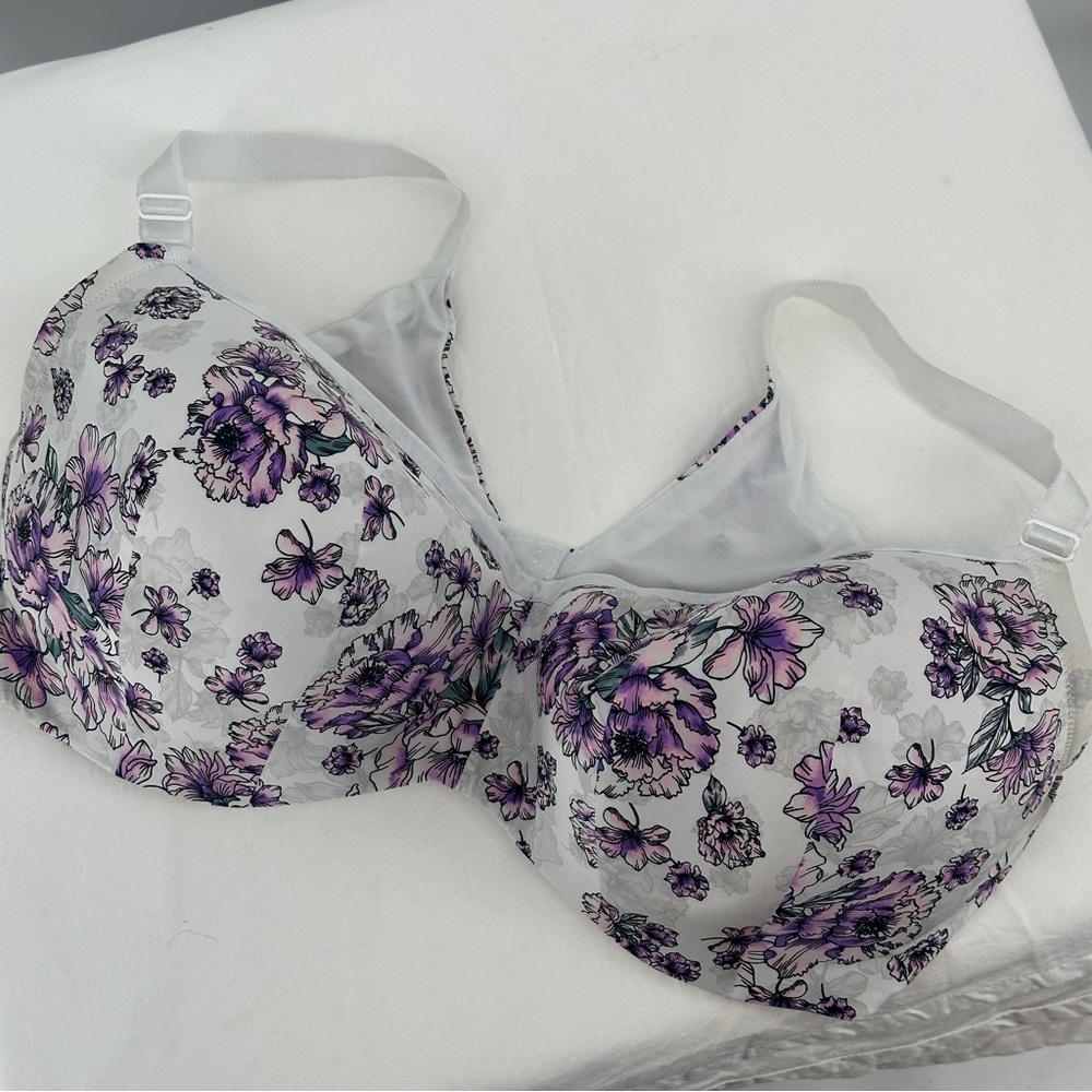 Floral Print Women's Bra